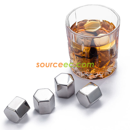 Hexagon Metal Ice Cubes