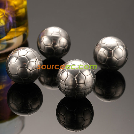 Customization Football Metal Ice Cubes Corporate Gifts