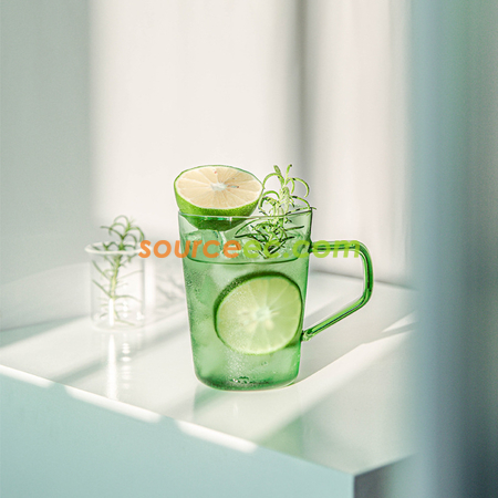 Customization Colorful Glass Mug Corporate Gifts