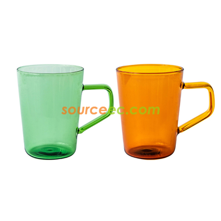 Customization Colorful Glass Mug Corporate Gifts