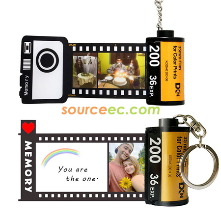 Customization Custom Film Photo Album with Key Ring Corporate Gifts