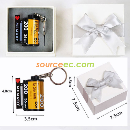 Customization Custom Film Photo Album with Key Ring Corporate Gifts