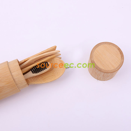 Customization Eco-friendly Tableware with Bamboo Tube Corporate Gifts