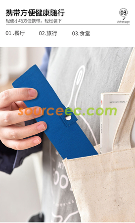 Customization Stainless Steel Tableware with Bag Corporate Gifts