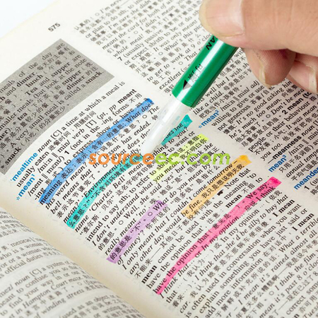Customization Erasable Double-Headed Highlighter 6-Color Set Corporate Gifts