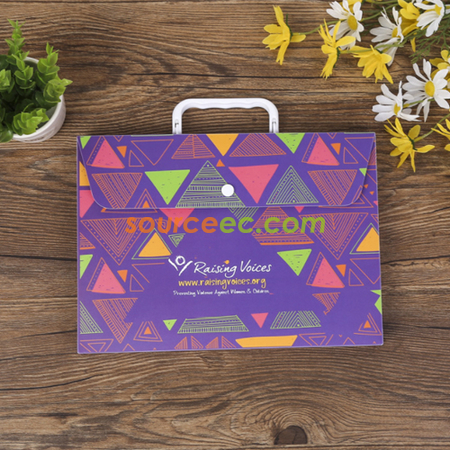 Customization A4 PP Matte  File Bag Corporate Gifts