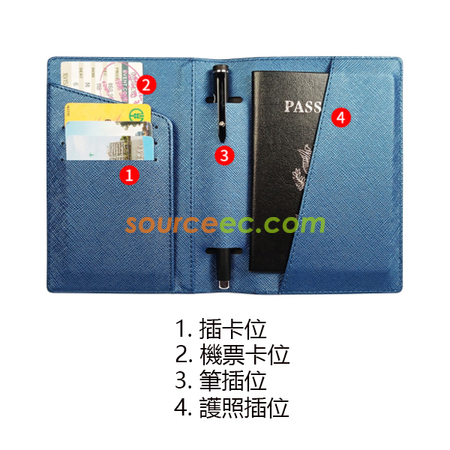 Customization PU Passport Holder Corporate Gifts