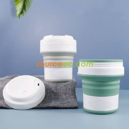 Customization 450ML Silicone Collapsible Coffee Cup Corporate Gifts