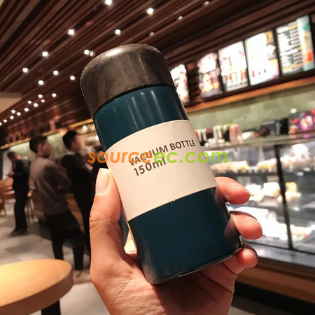 Customization Wood Grain 304 Stainless Steel Thermos Cup Corporate Gifts
