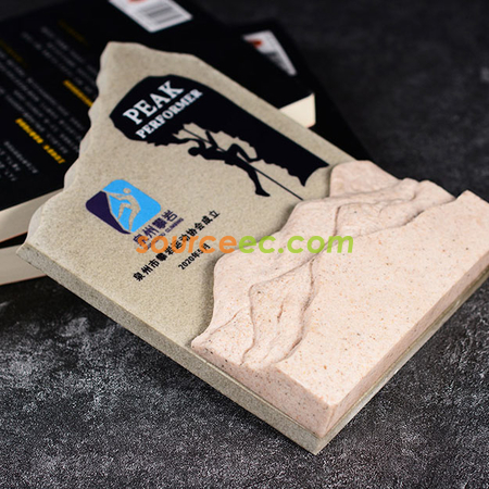Customization Creative Peak-top Marble Crystal Trophy Corporate Gifts