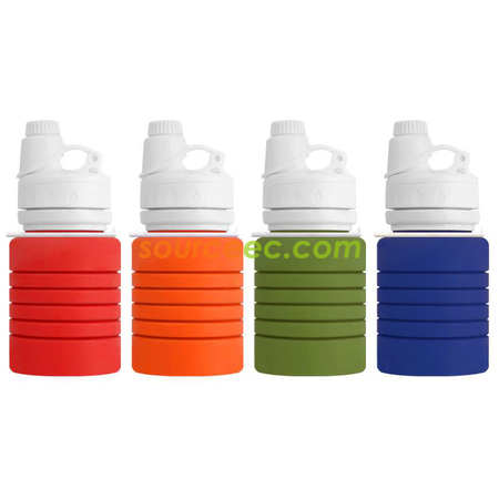 Customization Silicone Folding Handy Sports Water Bottle Corporate Gifts