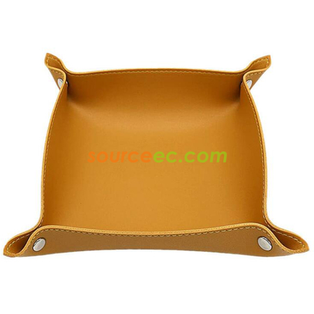 Customization Creative Quartet Faux Leather Storage Tray Corporate Gifts