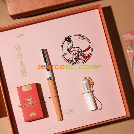 Customization Gift Pen Bookmark Fortune Koi Gift Box Set Corporate Gifts