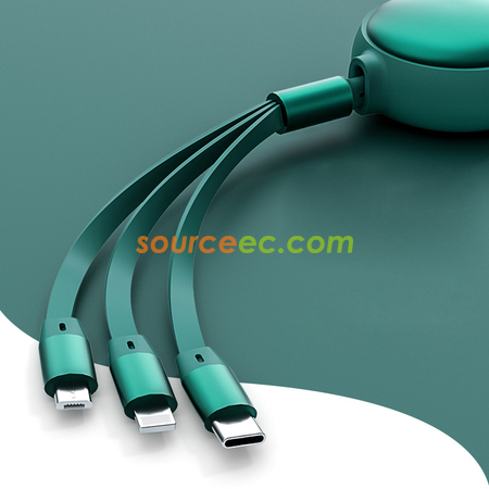Customization Makaron Three In One Telescopic Data Line Corporate Gifts