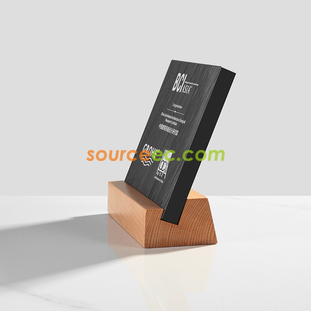 Customization Wood Inkstone Trophy Corporate Gifts