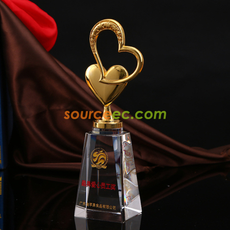 Metal Crystal Trophy