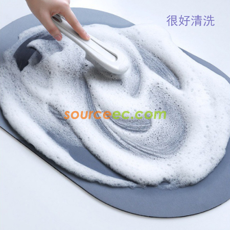 Customization Diatomaceous Earth Absorbent Fast Drying Bath Mat Corporate Gifts