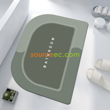 Customization Diatomaceous Earth Absorbent Fast Drying Bath Mat Corporate Gifts