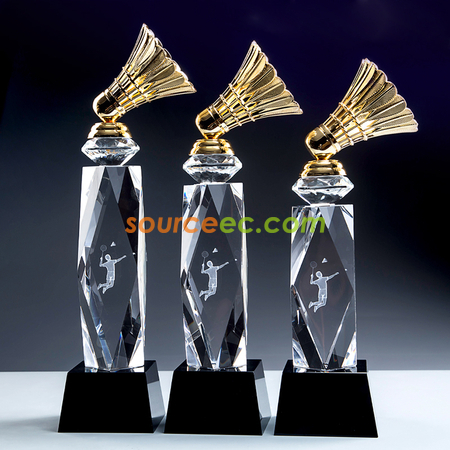 Customization Badminton Crystal Seat Corporate Gifts