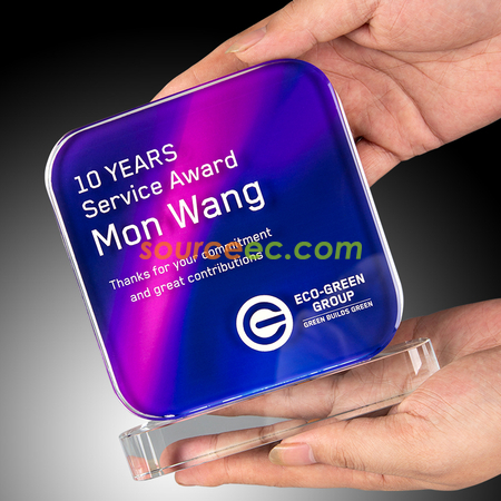 Customization White Jade Crystal Award Corporate Gifts