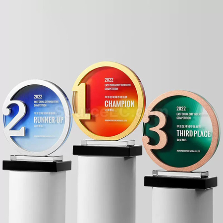 Customization Metal Crystal Trophy Corporate Gifts