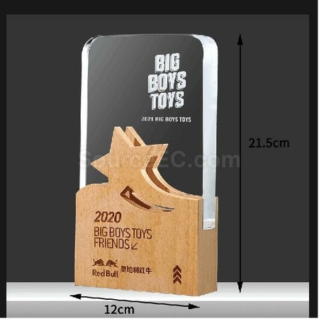 Customization Lucky Star Crystal Corporate Gifts