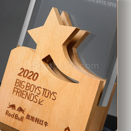 Customization Lucky Star Crystal Corporate Gifts