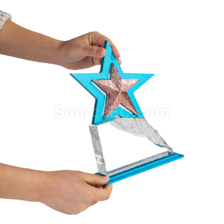 Customization Pentagram Metal Crystal Seat Corporate Gifts