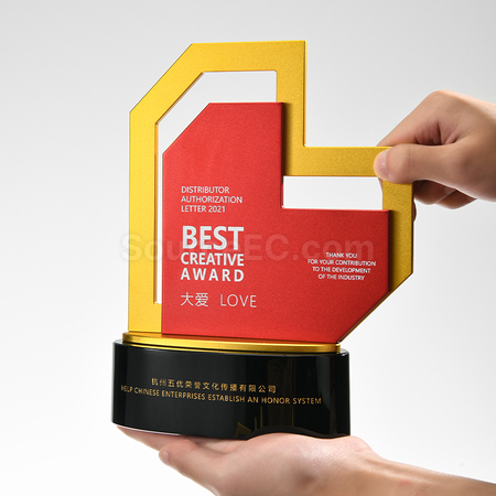 Customization Metal Trophy Corporate Gifts