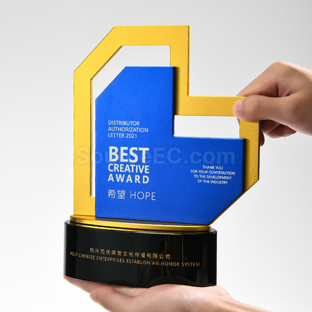 Customization Metal Trophy Corporate Gifts