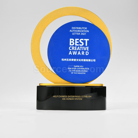 Customization Metal Trophy Corporate Gifts
