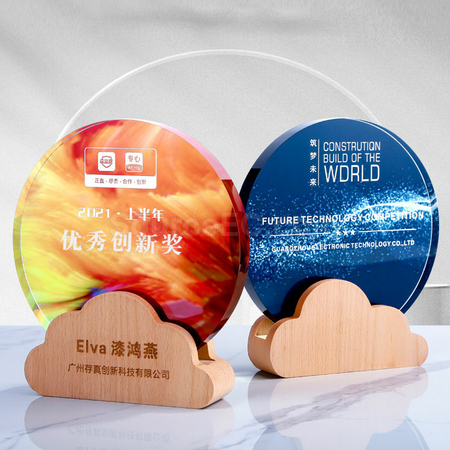 Customization Colorful Crystal Trophy Corporate Gifts