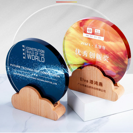 Customization Colorful Crystal Trophy Corporate Gifts