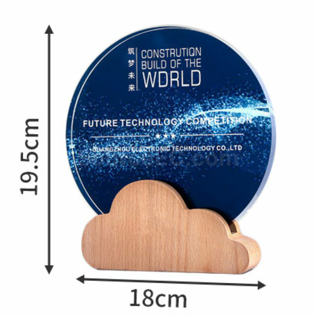 Customization Colorful Crystal Trophy Corporate Gifts