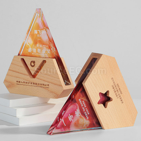 Customization Colorful Crystal Trophy Corporate Gifts