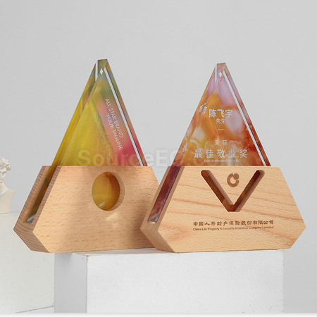 Customization Colorful Crystal Trophy Corporate Gifts