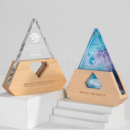 Customization Colorful Crystal Trophy Corporate Gifts