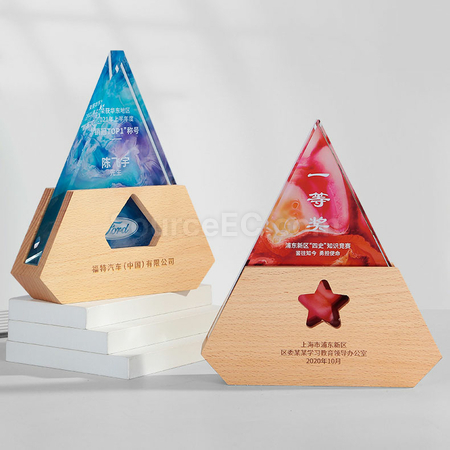 Customization Colorful Crystal Trophy Corporate Gifts