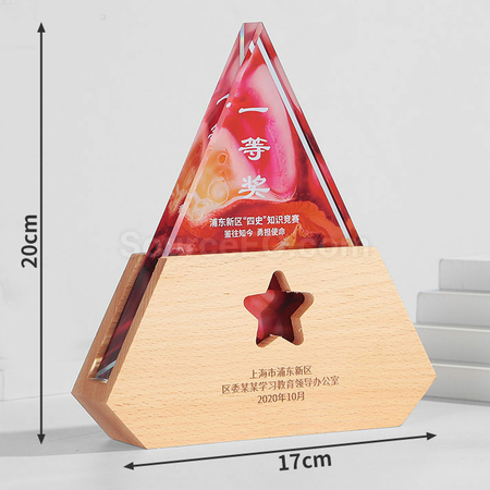 Customization Colorful Crystal Trophy Corporate Gifts
