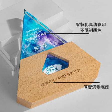 Customization Colorful Crystal Trophy Corporate Gifts