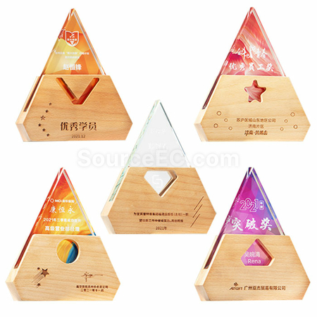 Customization Colorful Crystal Trophy Corporate Gifts