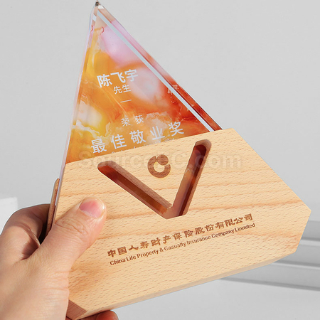 Customization Colorful Crystal Trophy Corporate Gifts