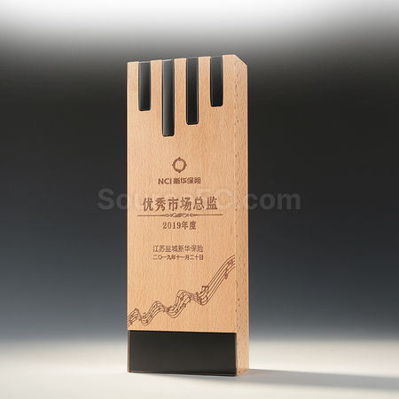 Customization Inkstone Solid Wood Award Corporate Gifts
