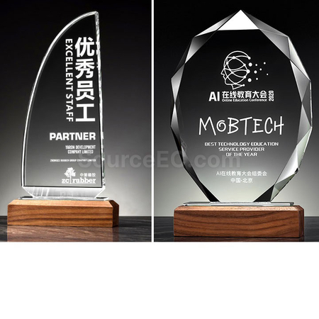 Customization Crystal Trophy Corporate Gifts