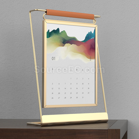 Customization Geometric Metal Photo Frame Corporate Gifts