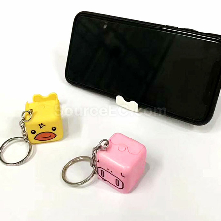 Customization Cube Phone Holder with Key Ring Corporate Gifts