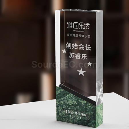 Customization Marble Creative Crystal Seat Corporate Gifts