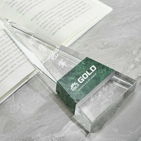 Customization Creative Marble Crystal Seat Corporate Gifts
