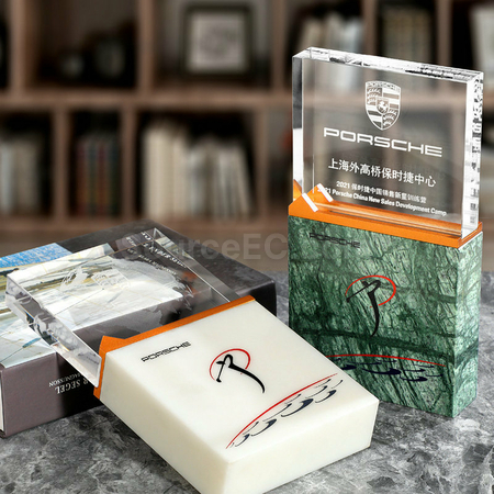Customization Creative Marble Crystal Seat Corporate Gifts