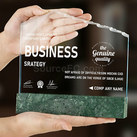 Customization Creative Marble Crystal Seat Corporate Gifts